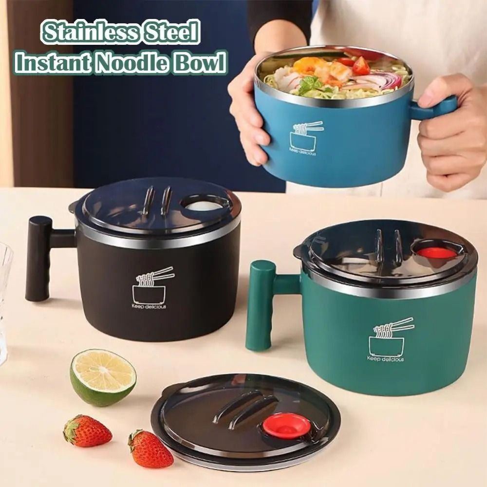 Dim Sum Basket - Mangkuk Ramen Stainless Steel Portabel Anti