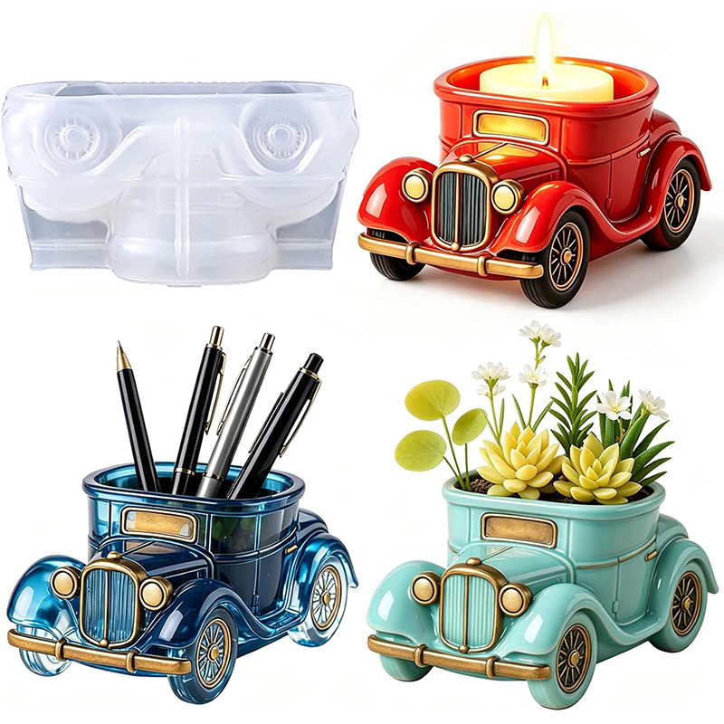 Potsticker Mold - Cetakan Silikon Pot Sukulen 3D Bentuk