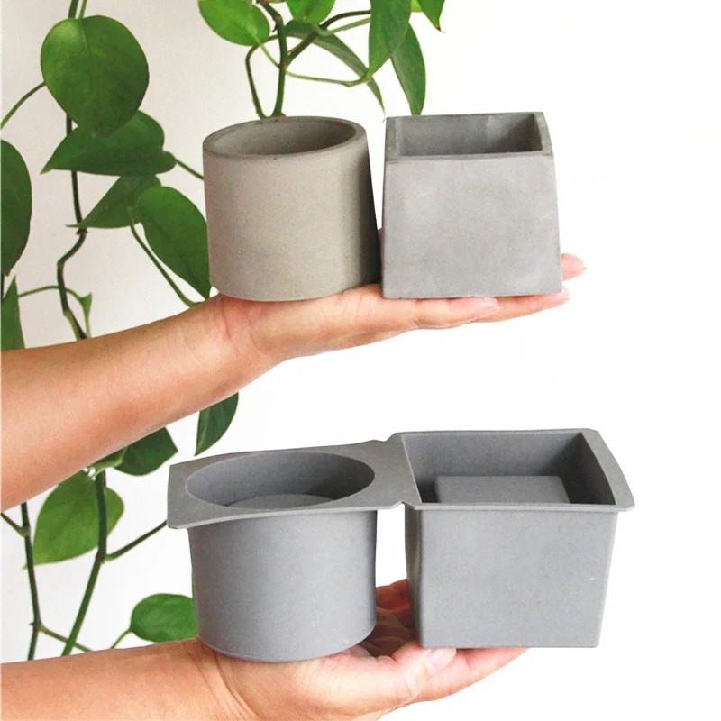 Potsticker Mold - Pot bunga cetakan silikon untuk Diy
