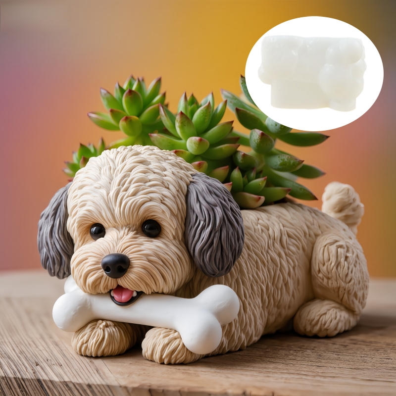 Potsticker Mold - Cetakan resin silikon bentuk tulang anjing