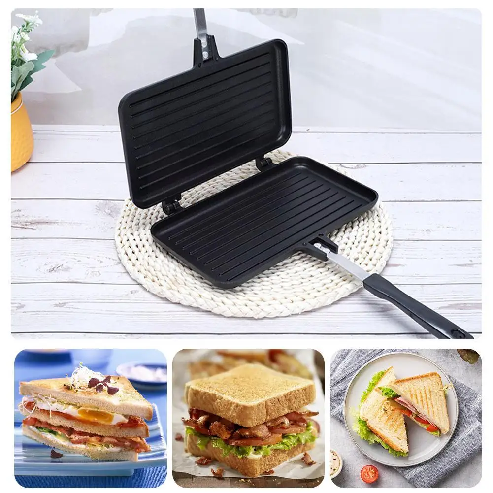Cast Iron Corn - Wajan penggorengan dua sisi, alat memasak