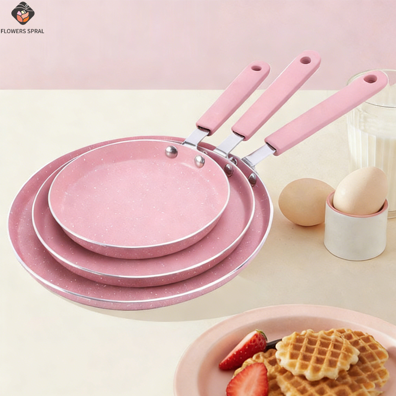 Egg Waffle Pan - 1 Wajan Anti Lengket Warna Pink