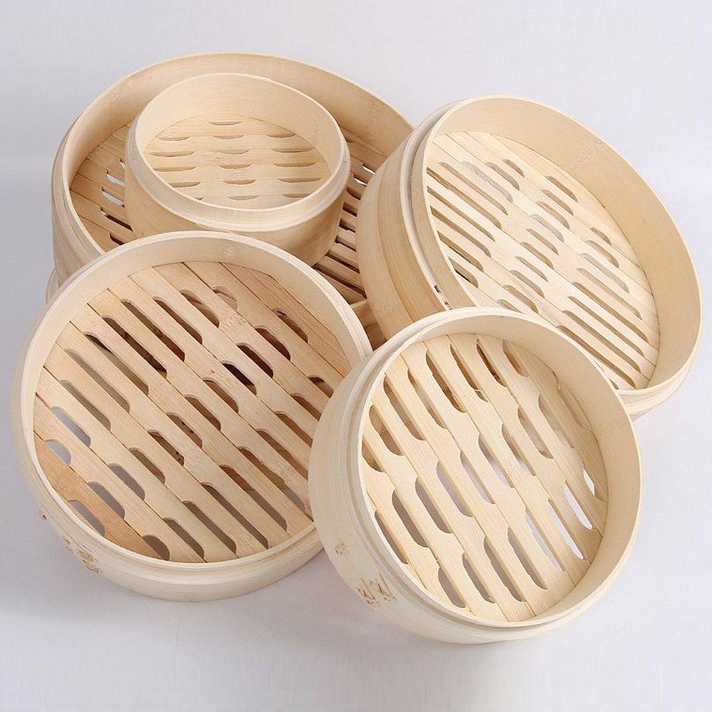 Bao Steamer Bamboo - Keranjang Pengukus Cina Keranjang Pengukus Bambu