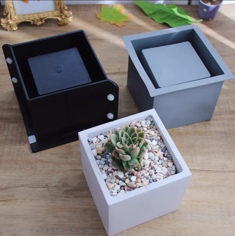 Potsticker Mold - Cetakan Semen Pot Bunga Besar, Cetakan