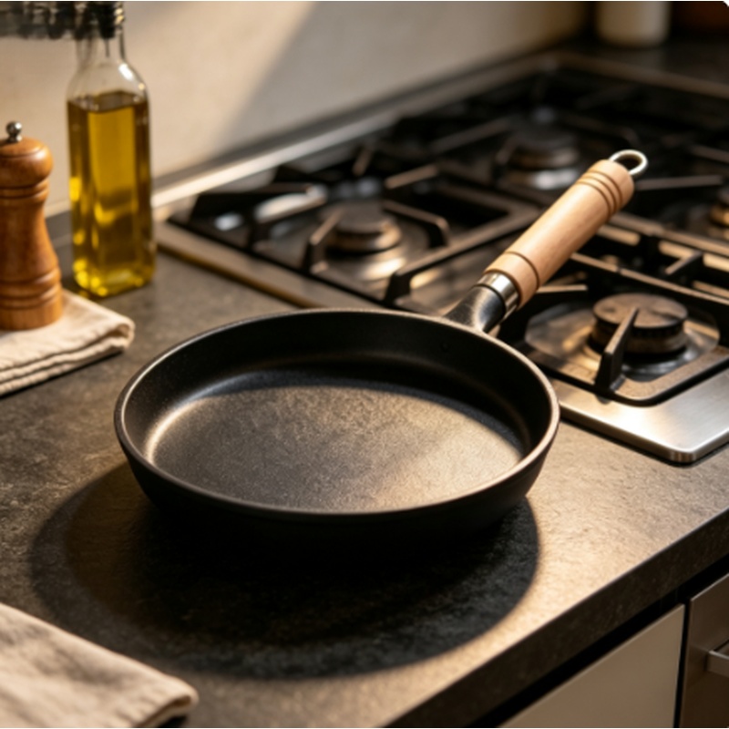 Wajan Besi Cor Tanpa Lapisan 2 - Cast Iron Corn ulasan dan harga