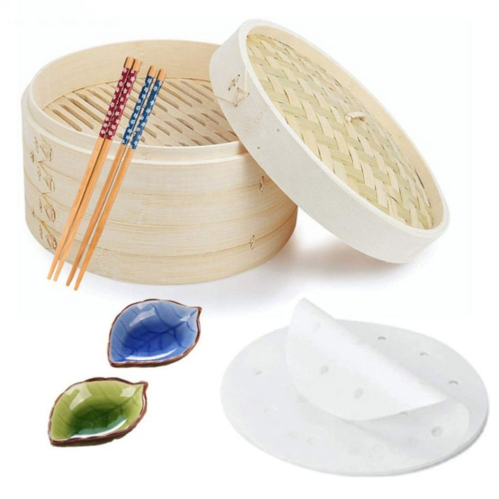 Keranjang Kukusan Bambu Cina u - Bao Steamer Bamboo ulasan dan harga