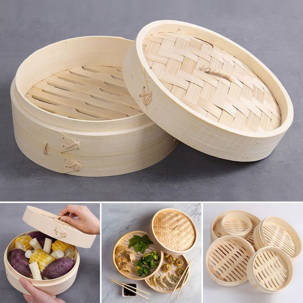 Keranjang Kukus Bambu Cina den - Bao Steamer Bamboo ulasan dan harga