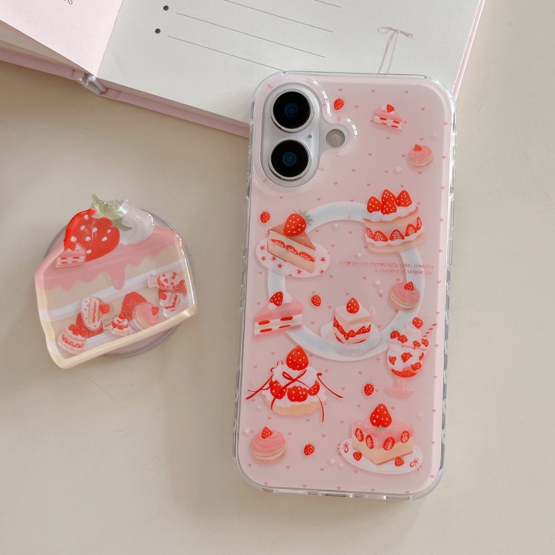 Casing Ponsel Magnetik Motif K - Taco Stand Holder ulasan dan harga