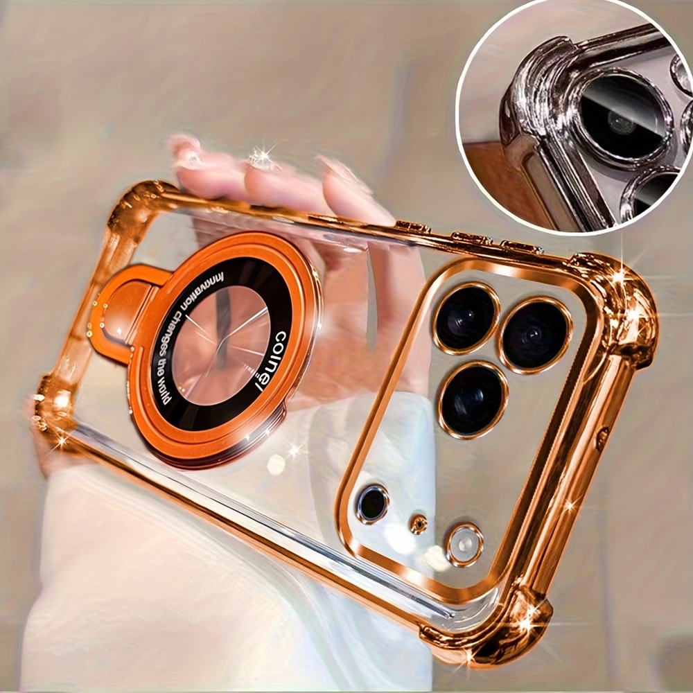 Casing Ponsel Mewah Transparan - Taco Stand Holder ulasan dan harga