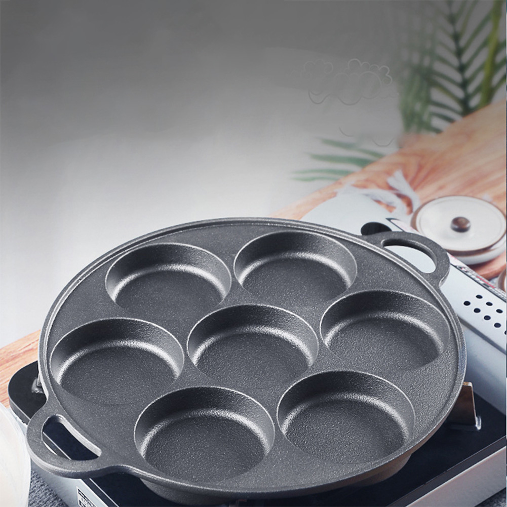 Wajan Penggorengan 7 Lubang Be - Egg Waffle Pan ulasan dan harga
