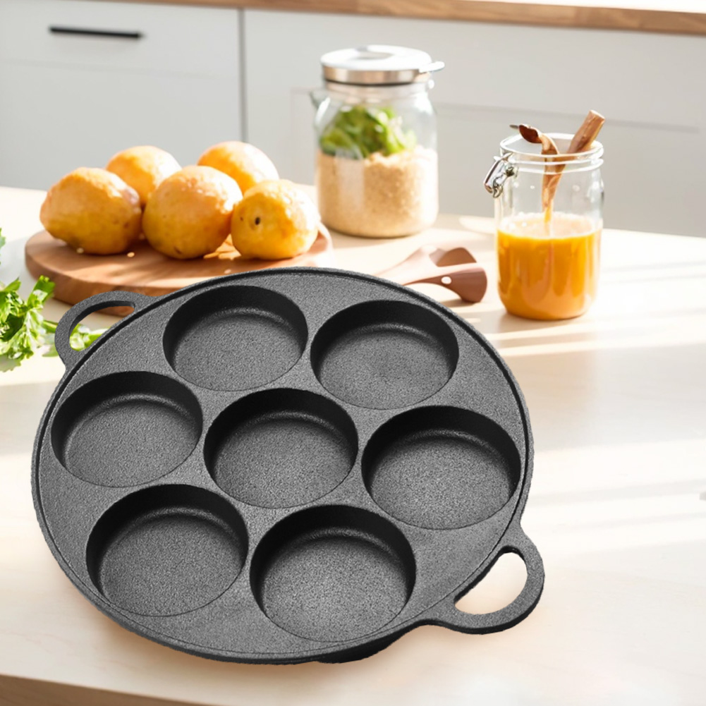 Wajan Penggorengan 7 Lubang Be - Egg Waffle Pan ulasan dan harga