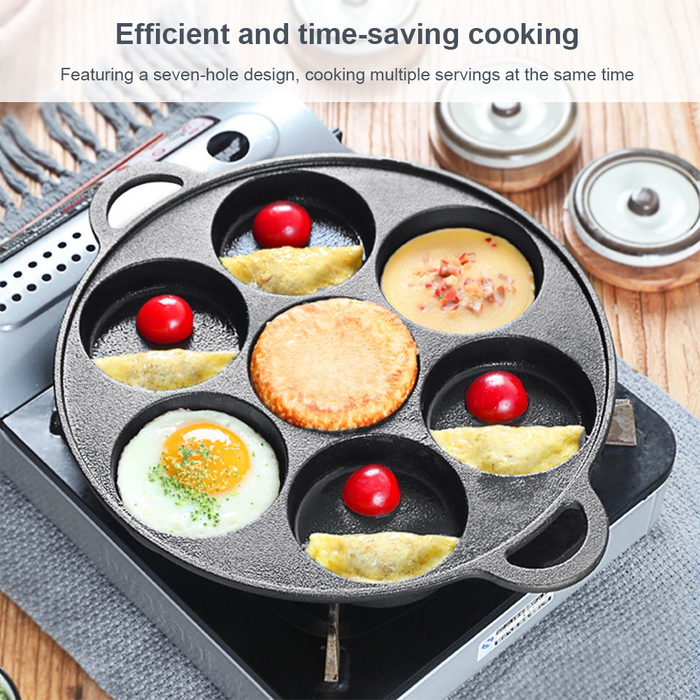 Wajan Penggorengan 7 Lubang Be - Egg Waffle Pan ulasan dan harga