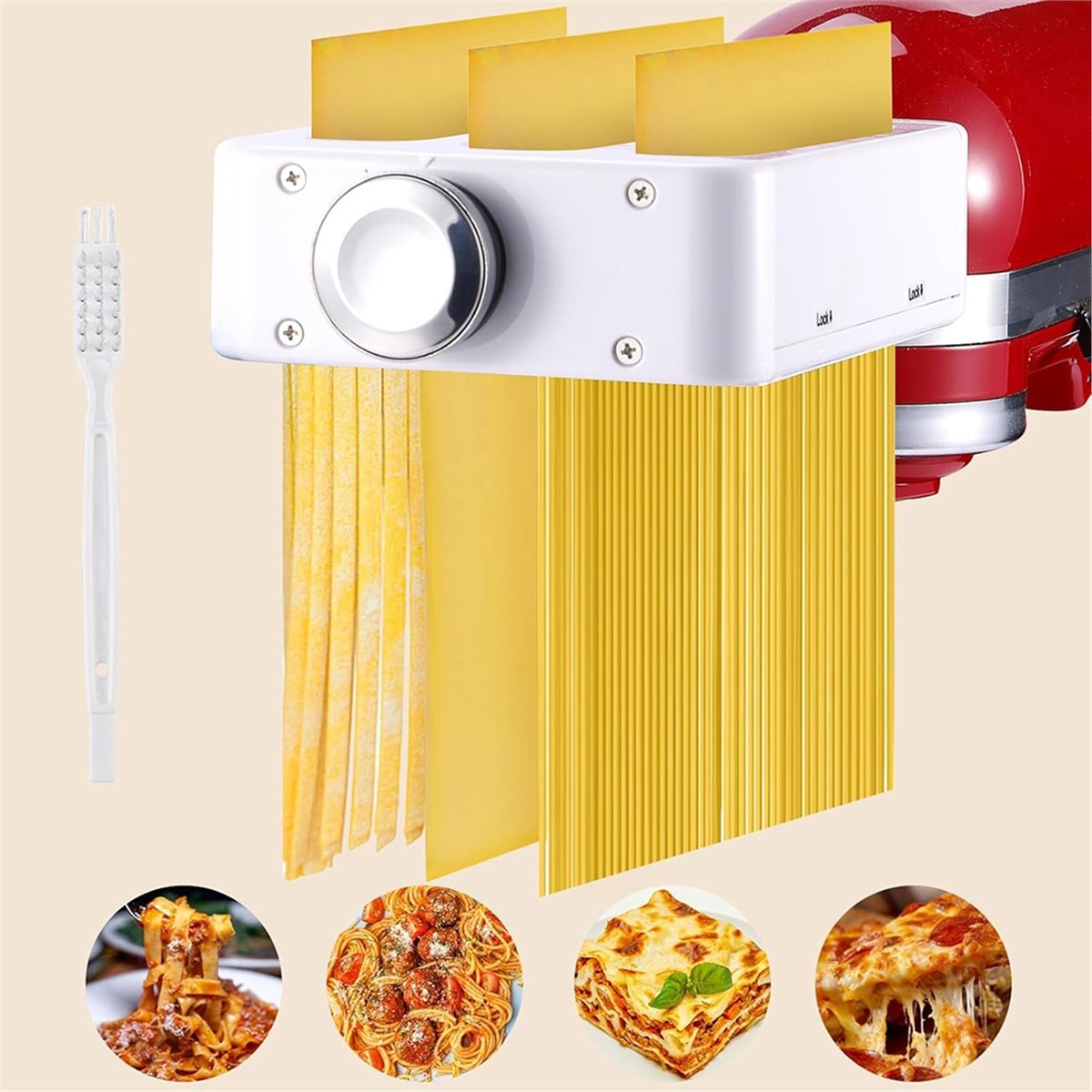 Aksesoris Pembuat Pasta 3-in-1 - Kitchenaid Mixer Hand Mixer ulasan dan harga