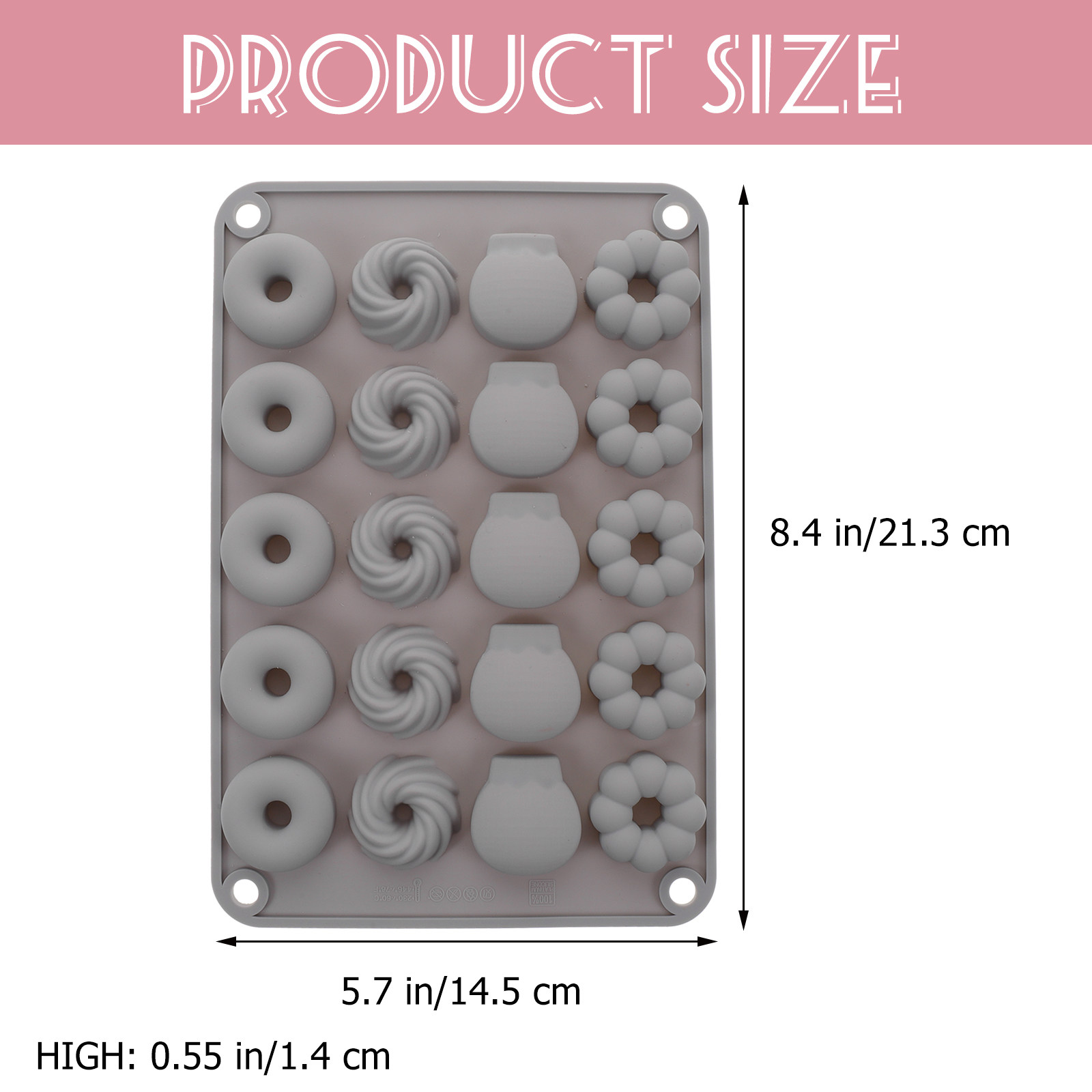 Cetakan Donat Cokelat Silikon  - Donut Mold Silicone ulasan dan harga